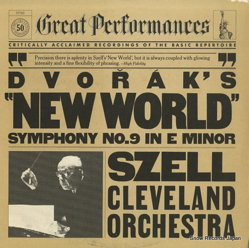 SZELL, GEORGE dvorak; dvorak's "new world" symphony no.9 in e minor MY37763