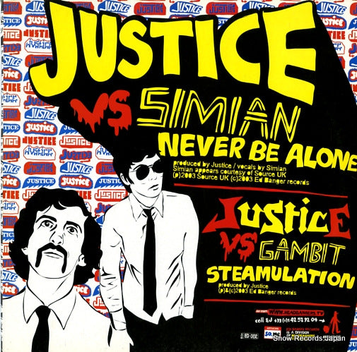 JUSTICE AND SIMIAN never be alone ED002