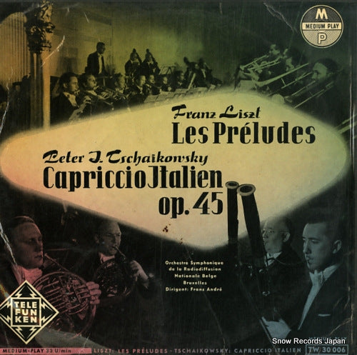 ANDRE, FRANZ liszt; les preludes TW30006