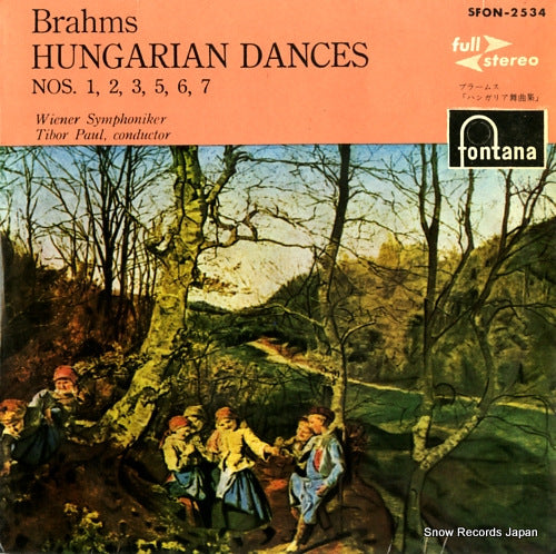 PAUL, TIBOR brahms; hungarian dances SFON-2534