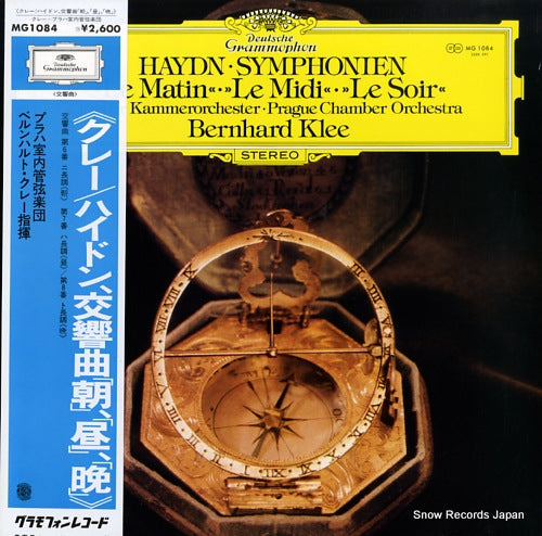 KLEE, BERNHARD haydn; symphonien le matin le midi le soir MG1084