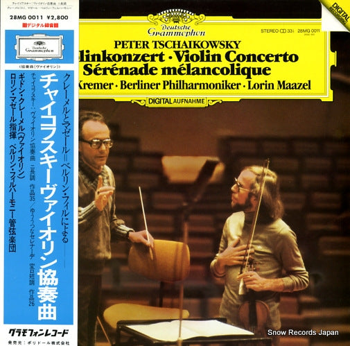 KREMER, GIDON / LORIN MAAZEL tschaikowsky; violin concerto / serenade melancolique 28MG0011