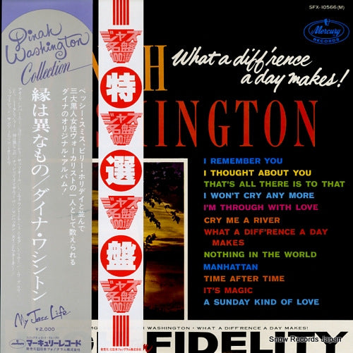 WASHINGTON, DINAH what a diff'rence a day makes ! SFX-10566(M)