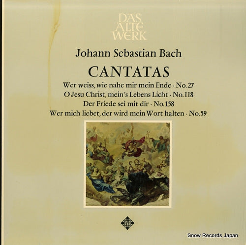 CONCERTO AMSTERDAM bach; cantatas SAWT9489-BEX