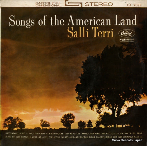 TERRI, SALLI songs of the american land CA7099
