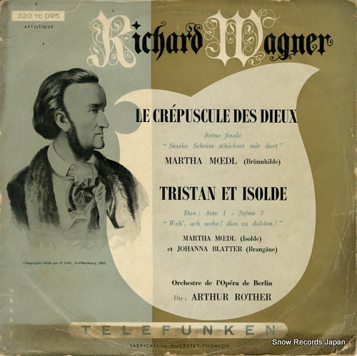 ROTHER, ARTUR wagner; le crepuscule des dieux 320TC095