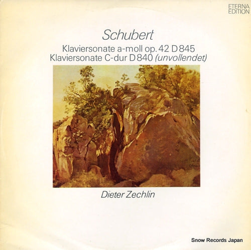 ZECHLIN, DIETER schubert; klaviersonate a-moll / c-dur 826442
