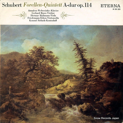 WEBERSINKE, AMADEUS schubert; forellen-quintett a-dur op.114 820221