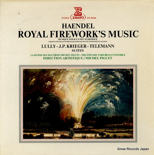 PIGUET, MICHEL hendel; royal firework's music STU70944