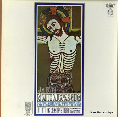 KLEMPERER, OTTO bach; matthauspassion AA.9366.D
