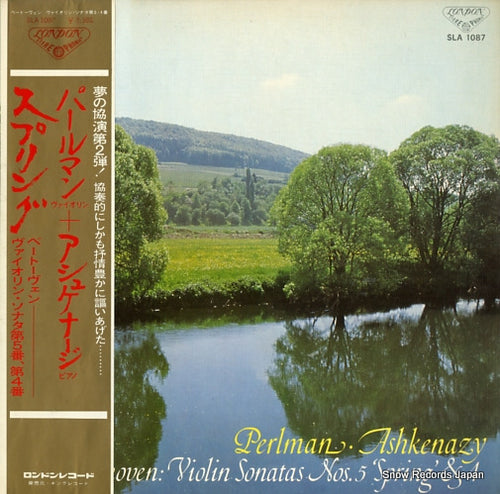 PERLMAN, ITZHAK / VLADIMIR ASHKENAZY beethoven; violin sonata no.4 & no.5 "spring" SLA1087