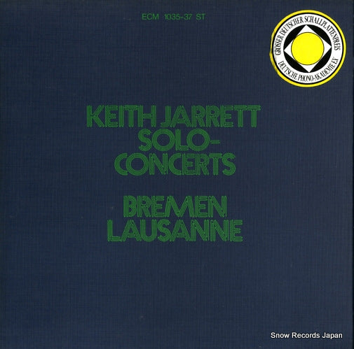 JARRETT, KEITH solo - concerts ECM1035-37ST