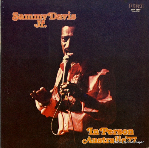 DAVIS, SAMMY, JR. in person australia '77 RVP-6259