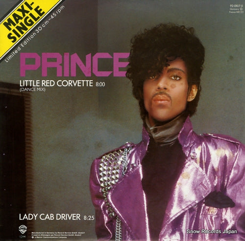 PRINCE little red corvette (dance mix) 92-0107-0