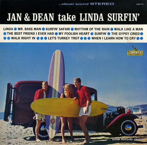 JAN AND DEAN take linda surfin' K22P-173