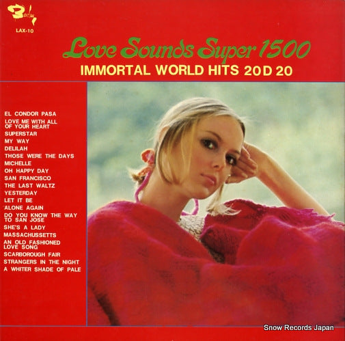 SANTILLAN, FACIO love sounds super 1500 immortal world hits 20 LAX-10