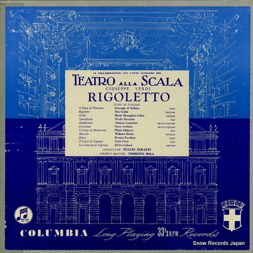 SERAFIN, TULLIO verdi; rigoletto 33CXS1324