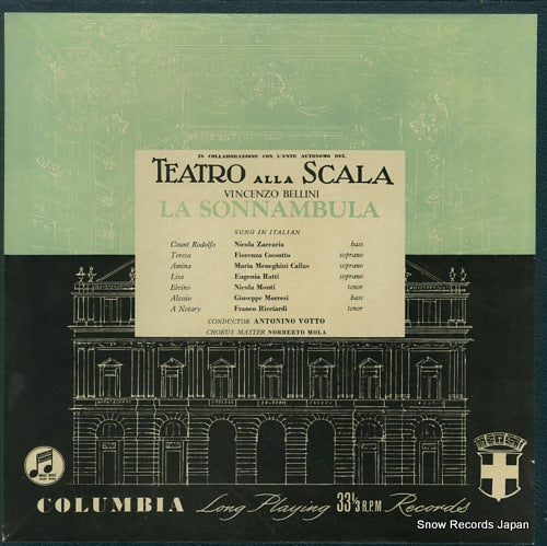 VOTTO, ANTONINO bellini; la sonnambula 33CXS1469