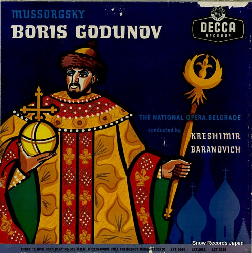 BARANOVICH, KRESIMIR mussorgsky; boris godunov LXT5054