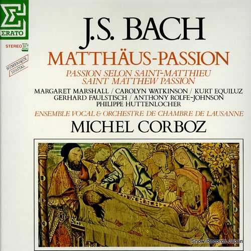 CORBOZ, MICHEL bach; matthaus-passion NUM750553
