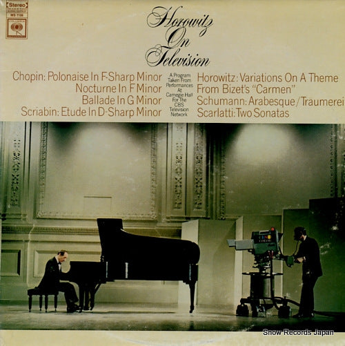 HOROWITZ, VLADIMIR horowitz on television MS7106
