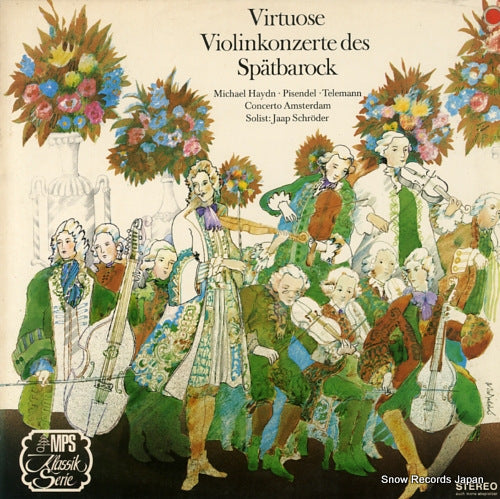 SCHRODER, JAAP virtuose violinkonzerte des spatbarock MPS13008ST / CRO837