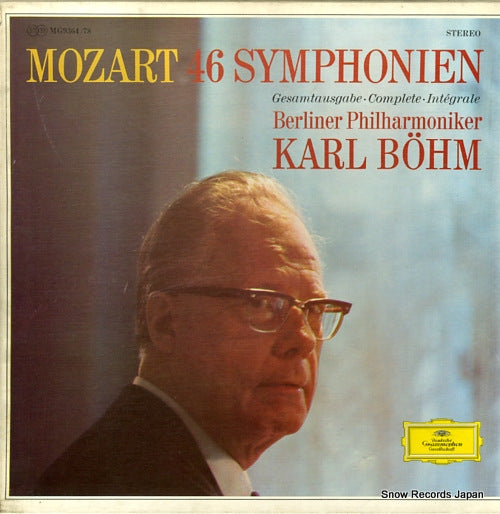BOHM, KARL mozart; 46 symphonien MG9364