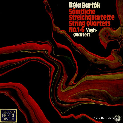 VEGH-QUARTETT bartok; string quartets no.1-6 SKH25083-T