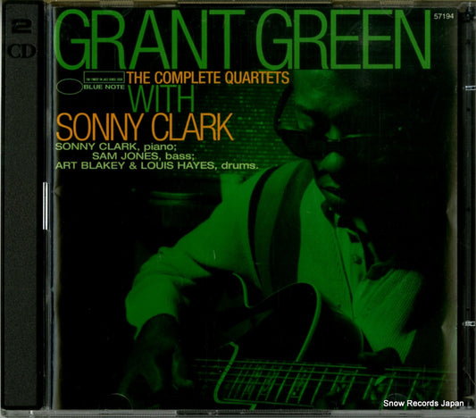 GREEN, GRANT the complete quartets with sonny clark CDP724385719424