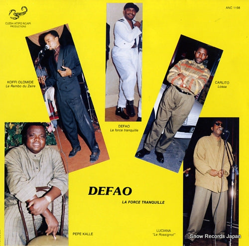 DEFAO la force tranquille ANC1198