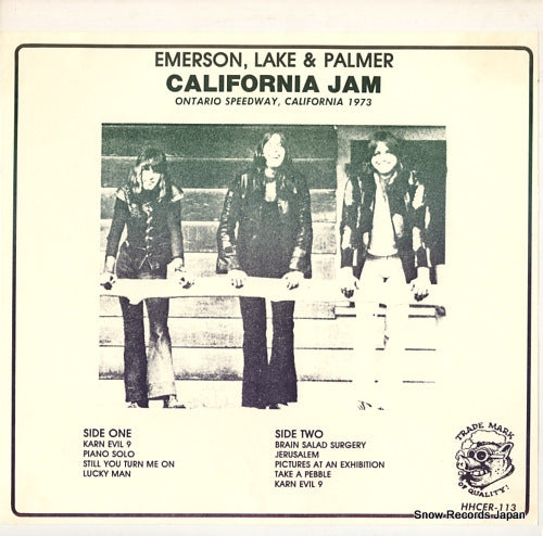EMERSON, LAKE AND PALMER california jam HHCER-113