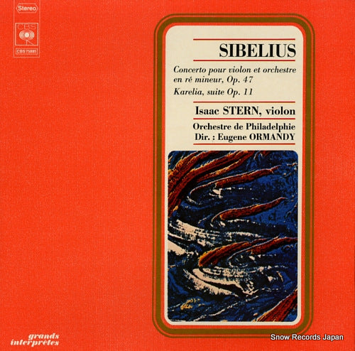 STERN, ISSAC sibelius; concerto pour violon karelia CBS75885