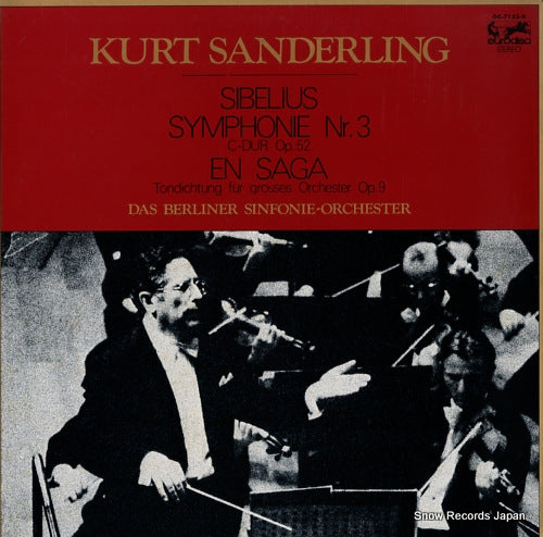 SANDERLING, KURT sibelius; symphonie nr.3 OC-7123-K