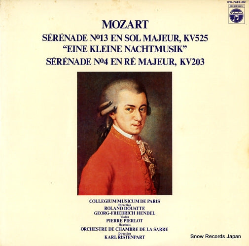 DOUATTE, ROLAND / KARL RISTENPART mozart; eine kleine nachtmusik OW-7689-MU