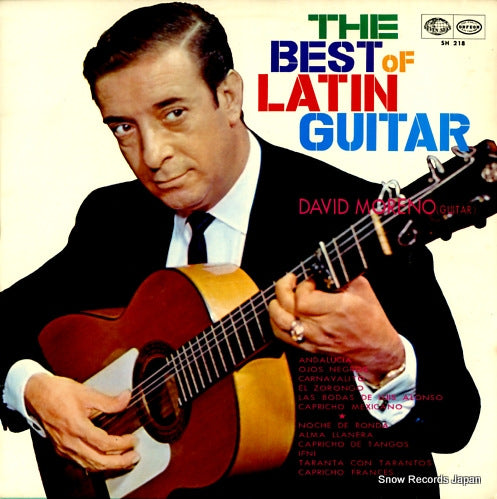 MORENO, DAVID the best of latin guitar SH218