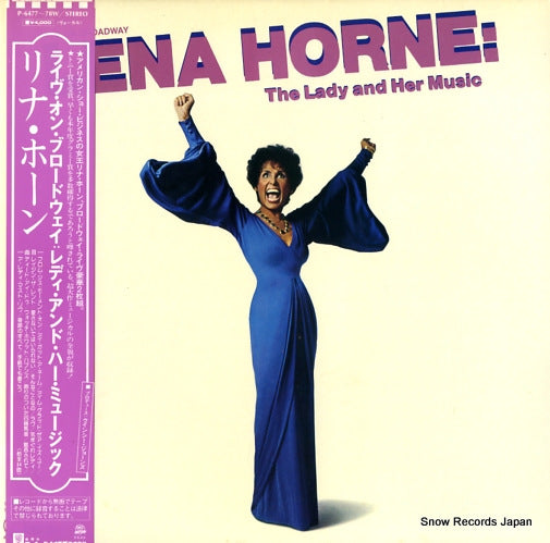 HORNE, LENA live on broadway the lady and her music P-6477