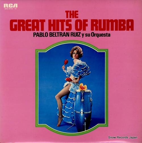 RUIZ, PABLO BELTRAN, Y SU ORCHESTRA the great hits of rumba SRA-9116
