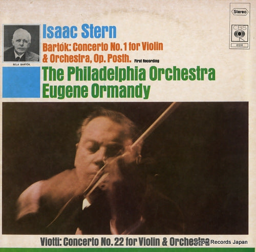 STERN, ISSAC bartok; concerto no.1 for violin & orchestra, op.posth CBS61316