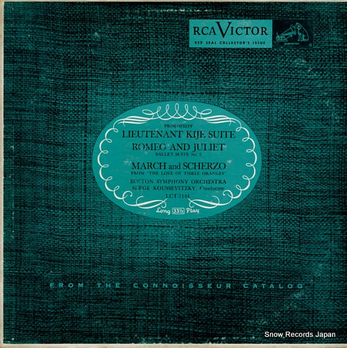 KOUSSEVITZKY, SERGE prokofieff; lieutenant kije suite / romeo and juliet LCT-1144
