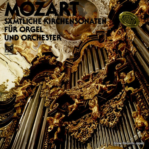 HASELBOCK, FRANZ mozart; samtliche kirchensonaten fur orgel und orchester FSM33055