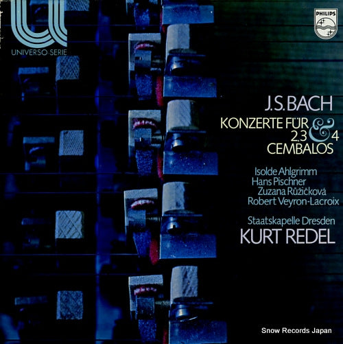 REDEL, KURT bach; konzerte fur cembalos 2, 3 & 4 6580038