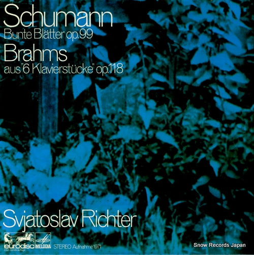RICHTER, SVJATOSLAV schumann; bunte blatter op.99 61697