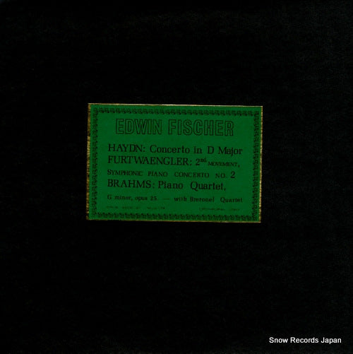 FISCHER, EDWIN haydn; concerto in d major MLG-74