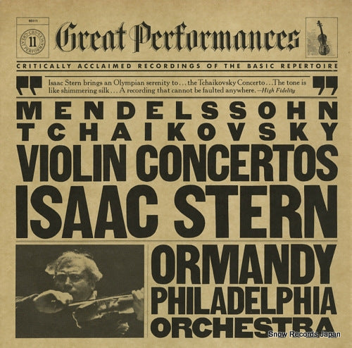 ORMANDY, EUGENE tchaikovsky; violin concertos CBS60111