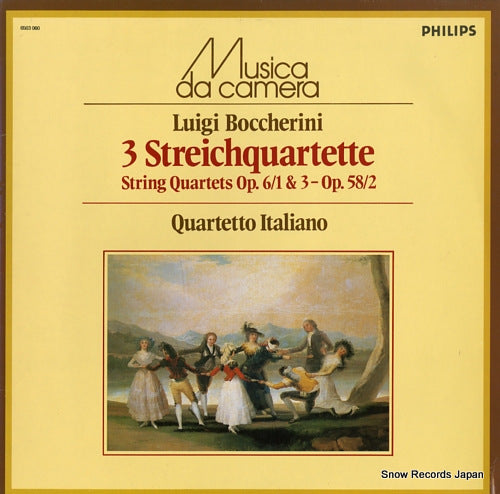 QUARTETTO ITALIANO boccherini; 3 streichquartette op.6/1 & 3-op.58/2 6503060