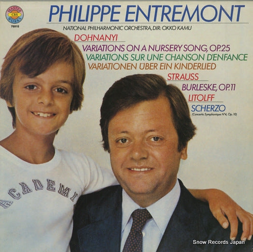 ENTREMONT, PHILIPPE dohnanyi; variations on a nursery song 76910