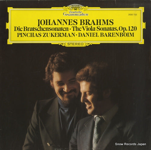 ZUKERMAN, PINCHAS brahms; die bratshensonaten - the viola sonatas, op.120 2530722