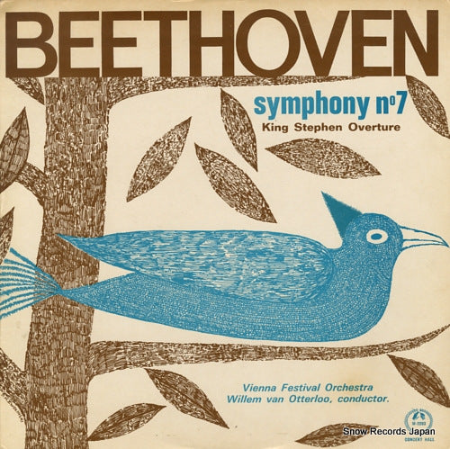 VAN OTTERLOO, WILLEM beethoven; symphony no.7, king stephen overture M-2283