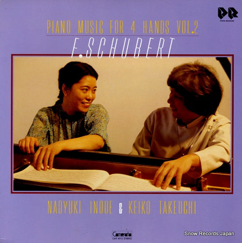 INOUE, NAOYUKI, AND KEIKO TAKEUCHI schubert; piano music for 4 hands vol.2 CMT-4012