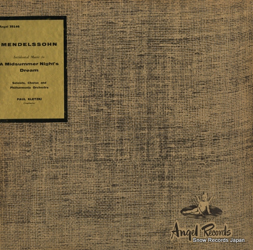 KLETZKI, PAUL mendelssohn; a midsummer night's dream ANG35146